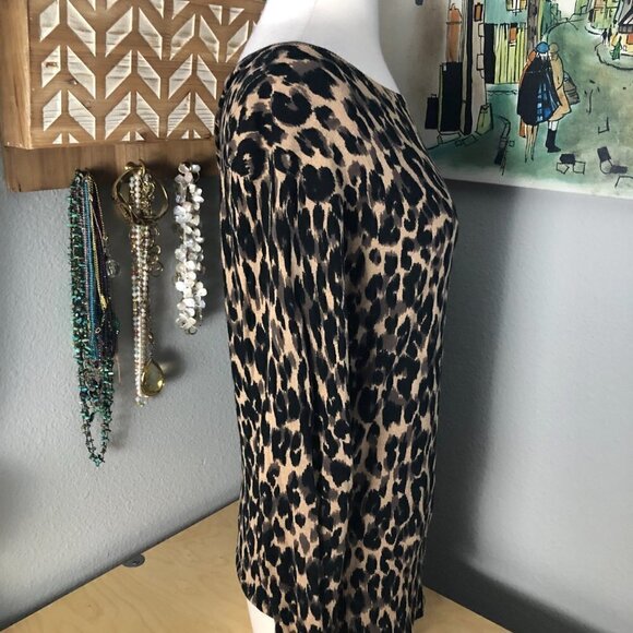 Halogen Animal Print Sweater - Picture 5 of 10